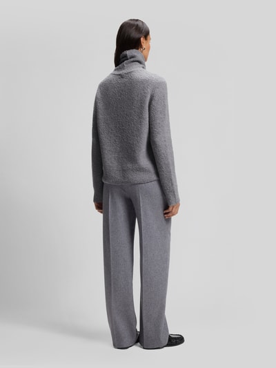 BOSS Regular Fit Turtleneck aus Wolle Kaschmir mit Rollkragen Hellgrau 5