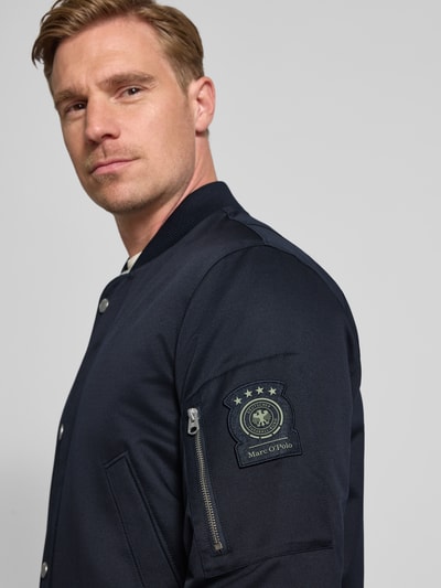 Marc O'Polo Regular Fit Fliegerjacke mit Baumwoll-Anteil - Marc O'Polo × DFB Travel Collection Marine 3