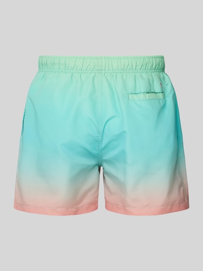 MCNEAL Relaxed Fit Badeshorts mit Logo-Stitching Lind 3