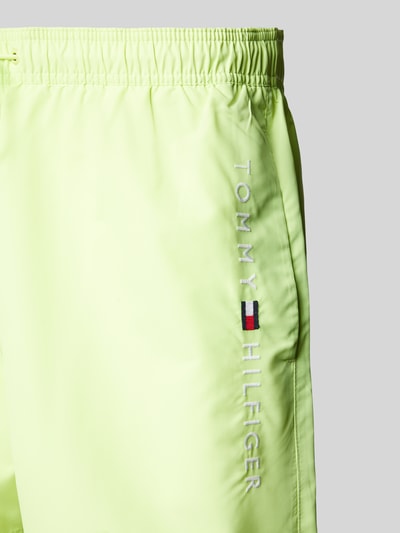 Tommy Hilfiger Spodenki kąpielowe z wyhaftowanym logo Jasnożółty 2