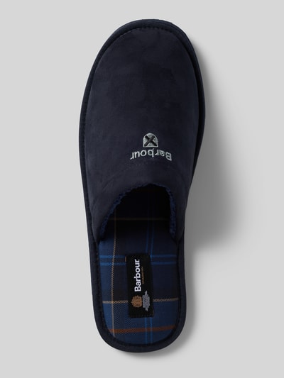 Barbour Hausschuh mit profilierter Sohle Marine 3