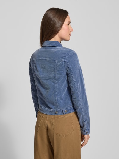 MAC Jacke aus Cord mit Brusttaschen Blau 5