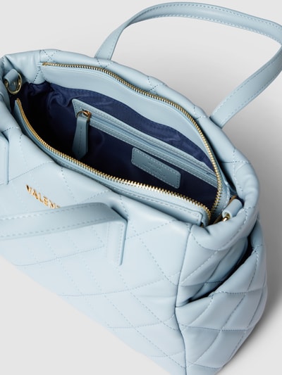 VALENTINO BAGS Handtasche mit Steppnähten und Label-Applikation Bleu 3
