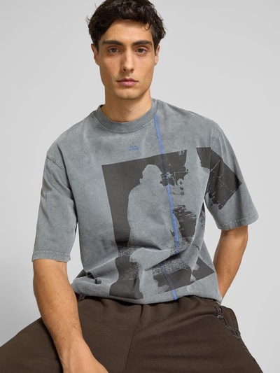 A-COLD-WALL Oversized T-Shirt aus reiner Baumwolle Mittelgrau 3