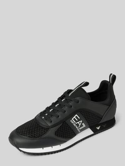 EA7 Emporio Armani Sneaker mit Label-Print Black 1