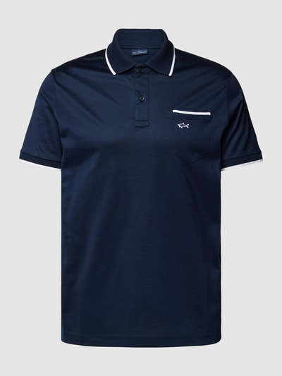 Paul & Shark Poloshirt met borstzak Marineblauw - 2