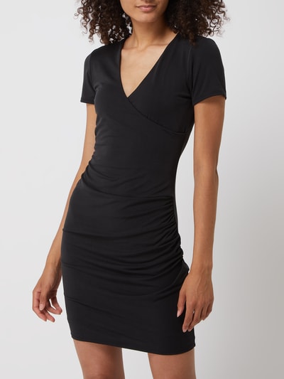 Guess Jurk met stretch, model 'Megan' Zwart - 4