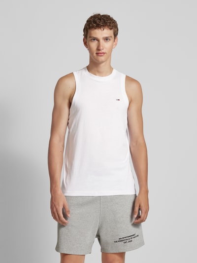 Tommy Jeans Tanktop met labelstitching in een set van 2 stuks Zwart - 4