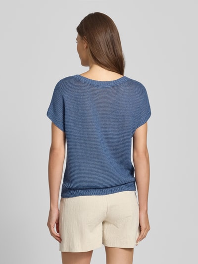 Lauren Ralph Lauren Relaxed Fit Pullover aus Leinen-Viskose-Mix Modell 'Emari' Hellblau 5