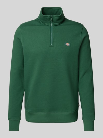 Dickies Sweatshirt met schipperskraag, model 'OAKPORT' Donkergroen - 2