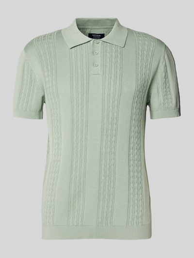 MCNEAL Regular Fit Poloshirt mit kurzer Knopfleiste Lind 2