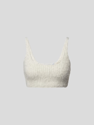 Self-Portrait Bustier in Strick-Optik  Weiss 2