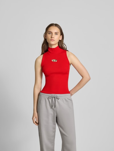 Diesel Tanktop mit Label-Detail Rot 4