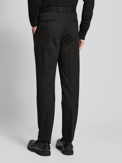 SELECTED HOMME Slim fit stoffen broek met structuurmotief, model 'AITOR' Donkergrijs - 5