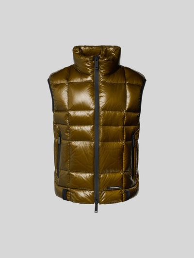 Dsquared2 Steppweste mit Stehkragen Gold 2