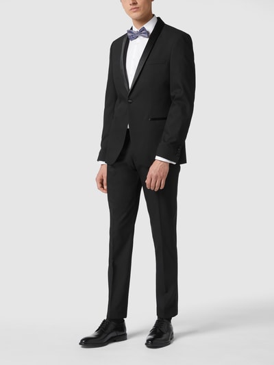 Jake*s Regular Fit Businesshemd aus Twill Weiss 1