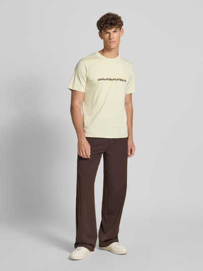 Jack & Jones T-Shirt mit Label-Print Mint 1