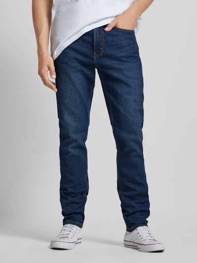 Levi's® Slim Fit Jeans mit Label-Detail Modell '515' Dunkelblau 4