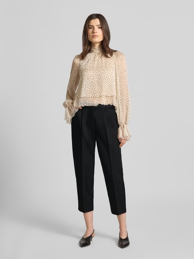 VERO MODA Barrel Fit Stoffhose mit Gürtel Modell 'ELMA' Black 1