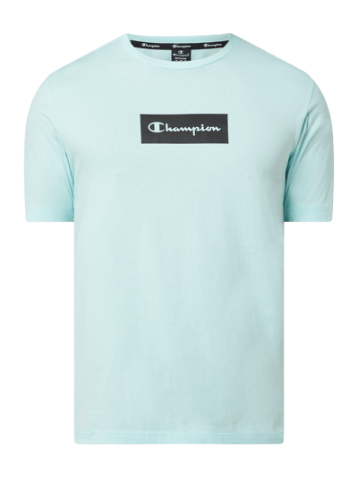 CHAMPION Custom fit T-shirt van katoen Aquablauw - 2