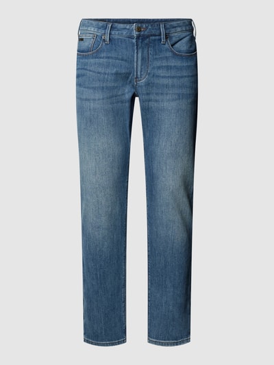 Emporio Armani Straight leg jeans in 5-pocketmodel Lichtblauw - 2