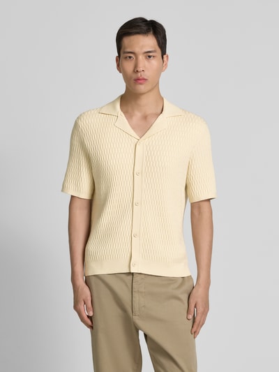 JAKE*S STUDIO MEN Vest met knoopsluiting Ecru - 4