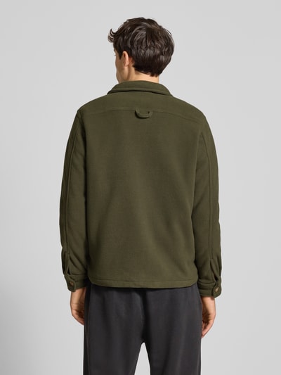 Blend Regular fit vrijetijdsoverhemd met kentkraag, model 'BAKI' Olijfgroen - 5