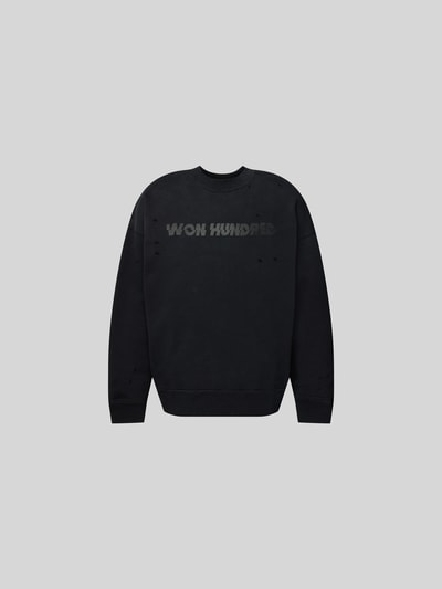 WON HUNDRED Sweatshirt im Destroyed-Look Black 2