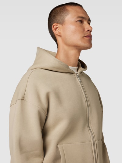 JAKE*S STUDIO MEN Sweatjack met capuchon Hazelnoot - 3