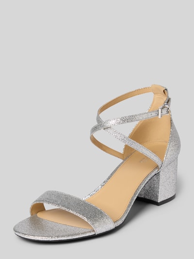 MICHAEL Michael Kors Sandalette mit Blockabsatz Modell 'SERENA' Silber 1