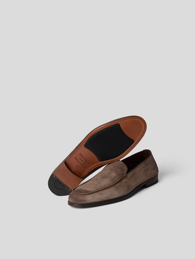 Doucal's Loafer aus Veloursleder Dunkelbraun 7