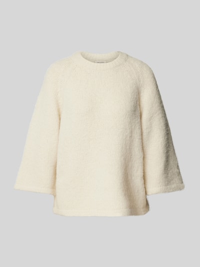 FREE/QUENT Strickpullover mit 3/4-Ärmel Modell 'LULU' Offwhite 2