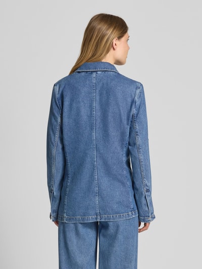 Marc O'Polo Oversized Jeansblazer aus Lyocell-Baumwoll-Mix Blau Melange 5