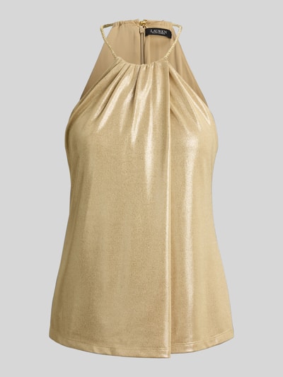 Lauren Ralph Lauren Regular Fit Blusentop mit Falten Gold 2