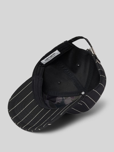 Carhartt Work In Progress Basecap mit Label-Patch Modell 'SEATON' Black 2