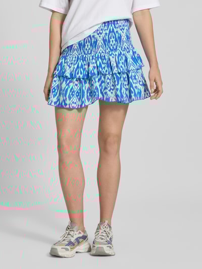 Only Mini-Rock mit gesmoktem Bund Modell 'NADJA' Bleu 4