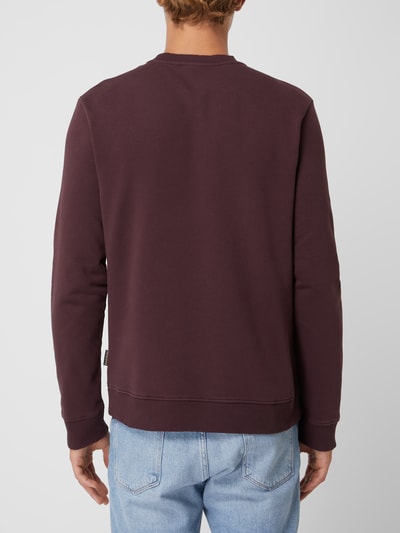 Napapijri Sweatshirt mit Logo-Stickerei Modell 'Balis' Bordeaux 5