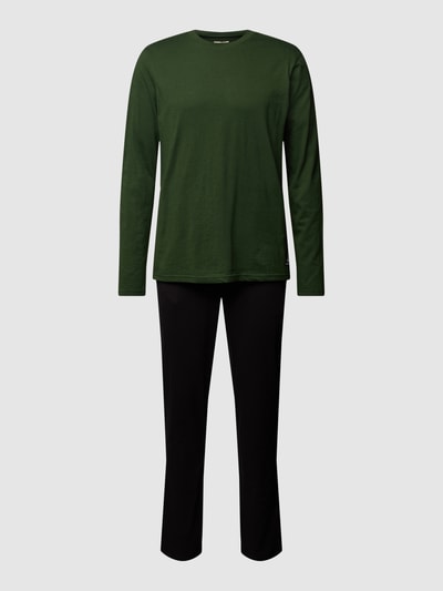 Jack & Jones Pyjama met ronde hals, model 'BASIC LABEL' Groen - 1