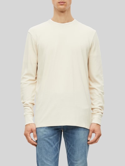 s.Oliver RED LABEL Regular fit shirt met lange mouwen van puur katoen Beige - 3