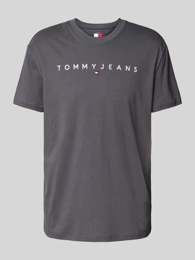 Tommy Jeans T-shirt met labelprint Zwart - 2