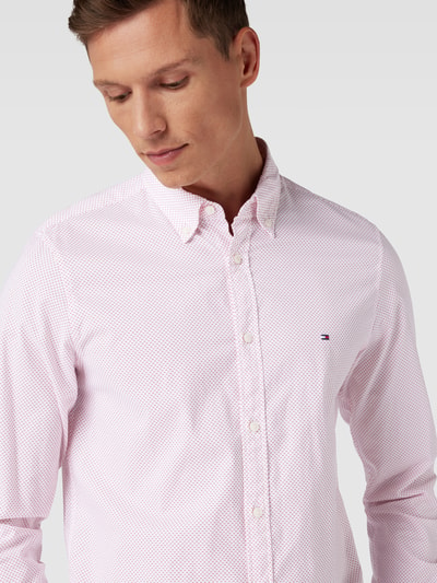 Tommy Hilfiger Freizeithemd mit Button-Down-Kragen Rot 3