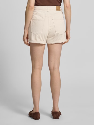 VERO MODA loose fit korte jeans van katoenmix model 'ZURI' Ecru - 5