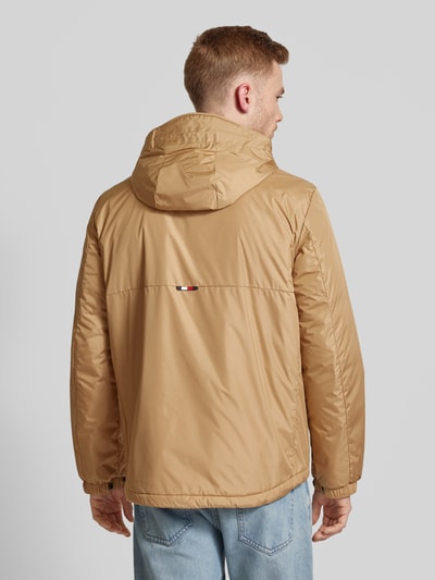 Tommy Hilfiger Windbreaker mit Label-Schriftzug Camel 5