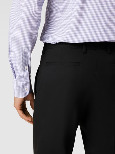 BOSS Slim Fit Koszula biznesowa ze wzorem w kratę model ‘Hank’ Jasnofioletowy 3
