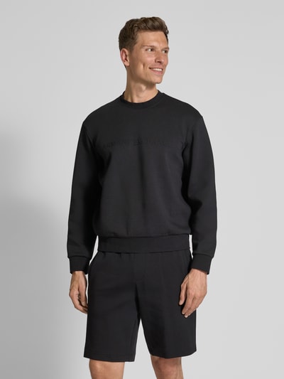 ARMANI EXCHANGE Sweatshirt mit Label-Detail Black 4