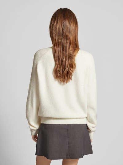 Pepe Jeans Strickpullover mit Rundhalsausschnitt Modell 'IRMA' Offwhite 5