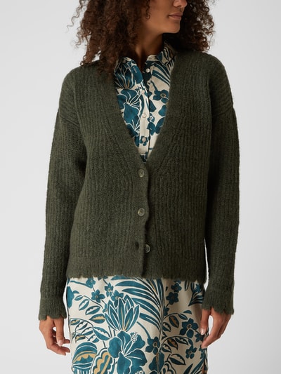 Smith and Soul Cardigan mit Alpaka-Anteil Dunkelgruen 4