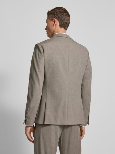 Cinque Colbert met paspelzak op de borst, model 'Data' Beige - 5