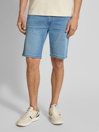 bugatti Modern Fit Jeansshorts im 5-Pocket-Design Marine 4