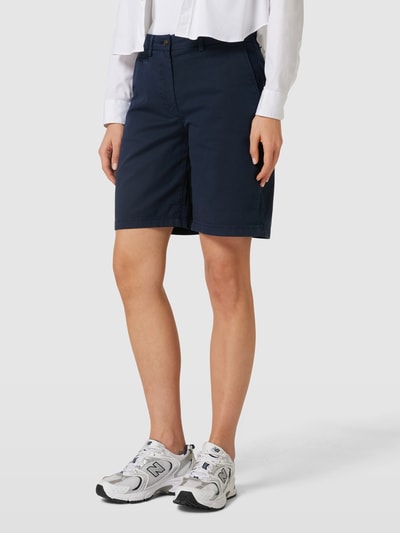 Tommy Hilfiger Chino-Shorts mit Label-Stitching Marine 4